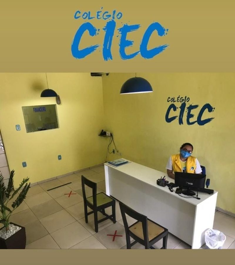 Recepção da escola